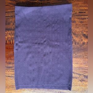 Womens Sz M Express Deep Eggplant Plum Purple Knit Sweater Body Con Pencil Skirt